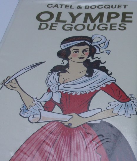 Olympe de Gouges, héroïne de roman contemporain. (Crédit photo : Margot Hanesse)