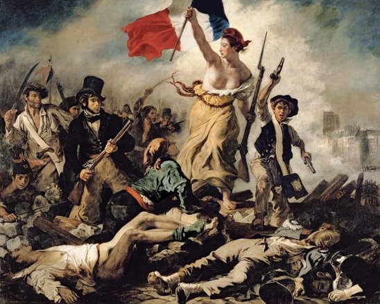 La Liberté guidant le peuple d’Eugène Delacroix (Crédit photo : L'Histoire par l'Image)
