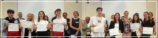 Les lauréats... (Crédit photo : Lycée Charles Péguy)