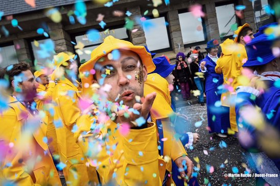 La bonne humeur pour l'édition 2023 du Carnaval de Granville (Crédit photo : Martin Roche Ouest-France)