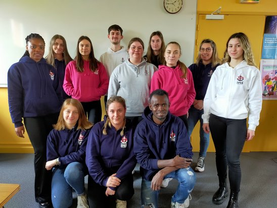 Les étudiants infirmiers. (Crédit photo : Valérie Hérault)