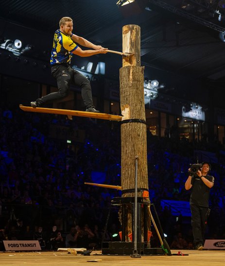 Springboard (Crédit photo : STIHL TIMBERSPORTS®)