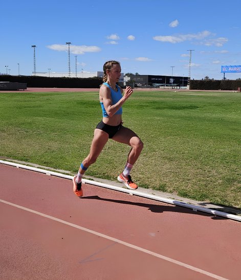 Entraînement de Flavie Renouard (Crédit photo : Flavie Renouard)