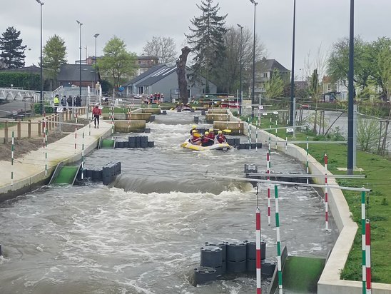 Le stade d'eaux vives, haut-lieu du canoë-kayak, épreuve olympique. (Crédit photo : Elodie Debains)