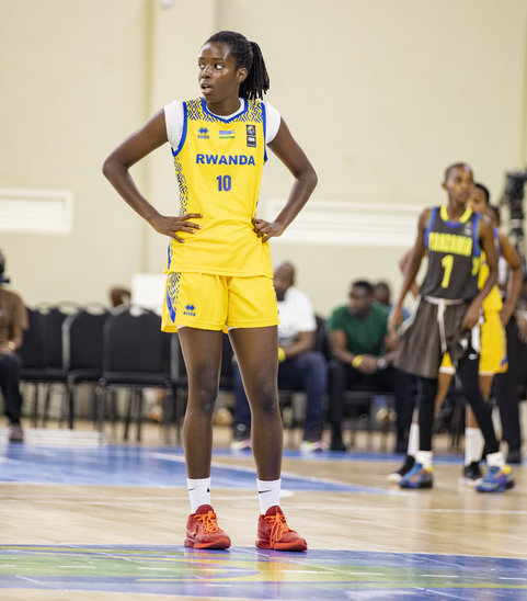 Chalva portant le maillot de la sélection du Rwanda. (Crédit photo : Chalva Gaju)