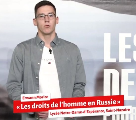 Erwann Morice pendant sa plaidoirie. (Crédit photo : Youtube)