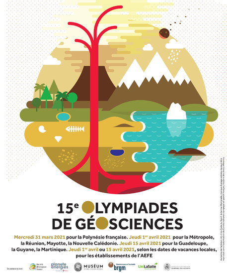 Affiche des Olympiades nationales des géosciences (Crédit photo : google image)