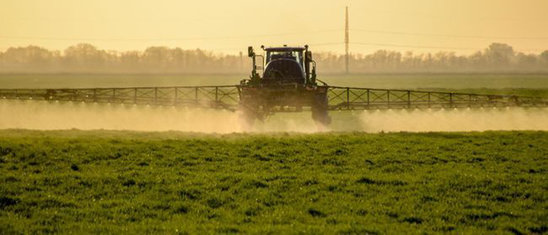 pulvérisation de glyphosate (Crédit photo : Doctissimo.fr)