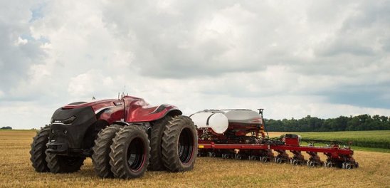 un tracteur autonome (Crédit photo : grostracteurspassion.com)