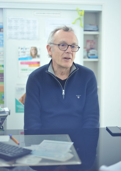 Fabrice Bryand, médecin sportif (Crédit photo : Léonie Schubert)