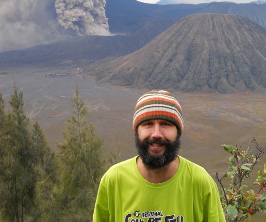 Au Mont Bromo en Indonésie. (Crédit photo : P.Marsault)