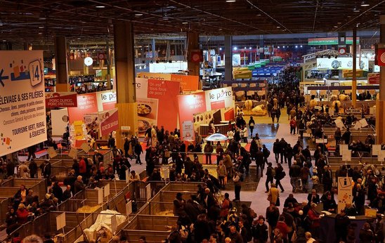 Le salon de l'agriculture de Paris (Crédit photo : CC BY-SA 3.0 Thesupermat)