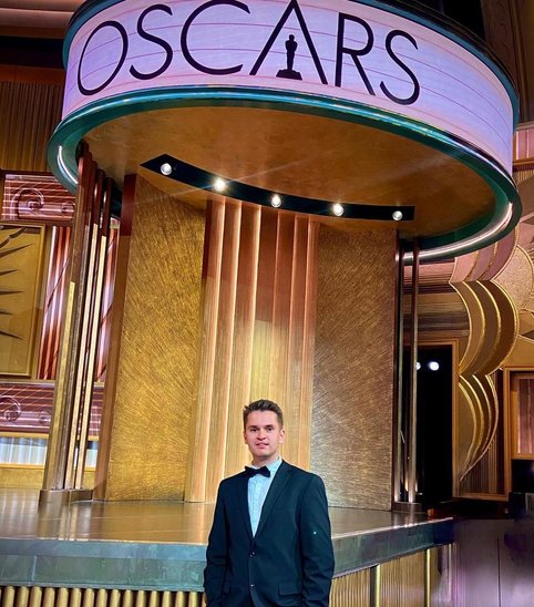 Julien à la cérémonie des Oscars (Crédit photo : DR)