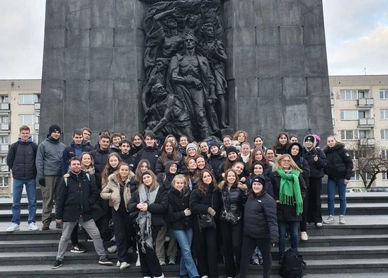 Voyage en Pologne (Crédit photo : lycée Sainte-Marie)