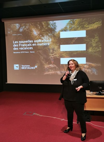 Jessica Viscart, de Tourisme Bretagne (Crédit photo : I Boucherot)