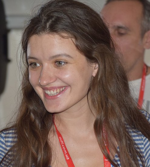 Irina Tsilyk au 7ème Festival international du film d'Odessa le 20 juillet 2016. (Crédit photo : CC BY-SA 4.0 Grigory Hansburg)