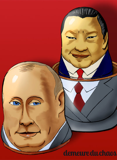 La Russie et la Chine si proches par leurs valeurs. (Crédit photo : Flickr - CC BY 2.0 thierry ehrmann)