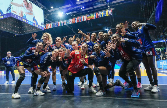 L'équipe de France de handball féminine, quart de finale du Mondial décembre 2023 (Crédit photo : NTB/AFP / Beate Oma Dahle)
