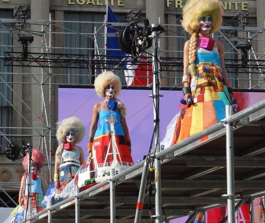 Le défilé des figurants (Crédit photo : Stéphane Palfray)