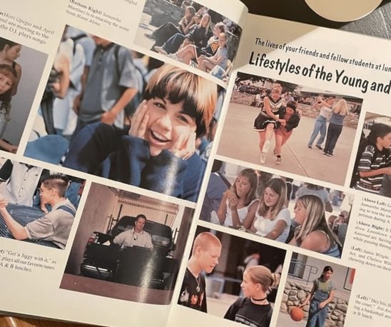 Exemple d'un Yearbook (Crédit photo : Luna Thompson)