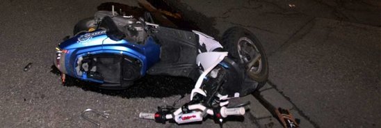 Les accidents de deux-roues ont souvent de graves conséquences. (Crédit photo : Europe 1)