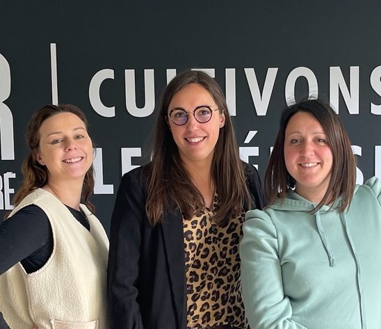 Anaïs Laigle, Adeline Béziaud et Manon Robin (Crédit photo : Manon ROBIN)