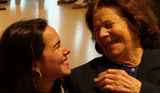 Une grande complicité entre Louise Ledieu et Jacqueline Dervieux. (Crédit photo : Louise Ledieu)