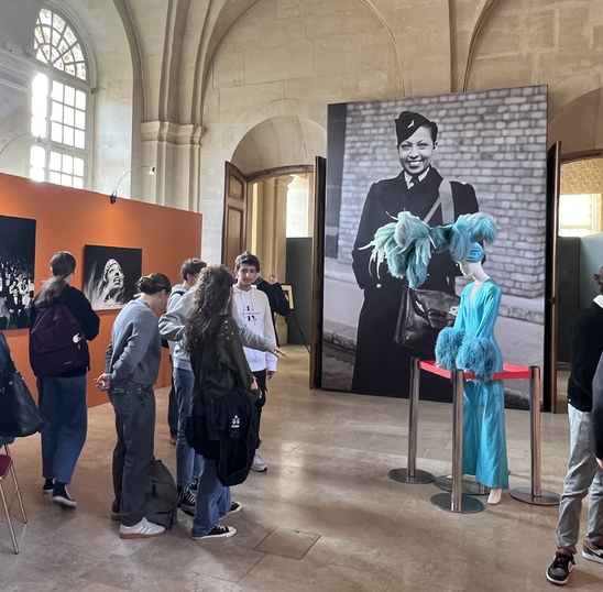 Exposition Joséphine Baker (Crédit photo : Lycée Augustin Fresnel)