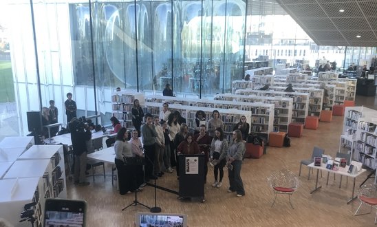 Proclamation à la Bibliothéque Alexis de Tocqueville CAEN (Crédit photo : FVallée)
