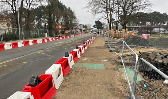 Photo prise devant le Lycée Sud, le 7 février 2025 (Crédit photo : Elève)