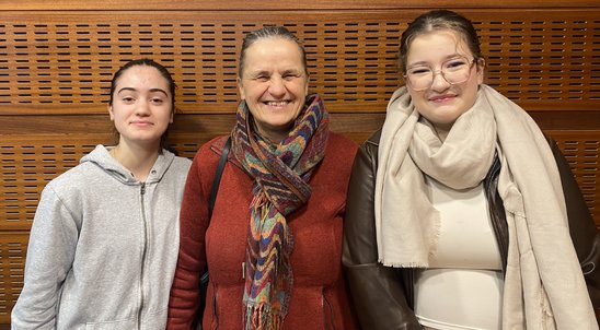 Naile Nair, Fanny Chauffin et Zoé Esvan. (Crédit photo : X-heures)