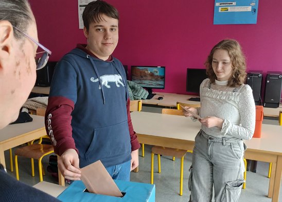L'élection des délégués, un bon exercice de la citoyenneté. (Crédit photo : Ethan Savarzeix)