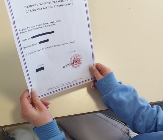 La Journée défense et citoyenneté: renforcer le lien armée-jeunesse. (Crédit photo : Cynthia Baudry)