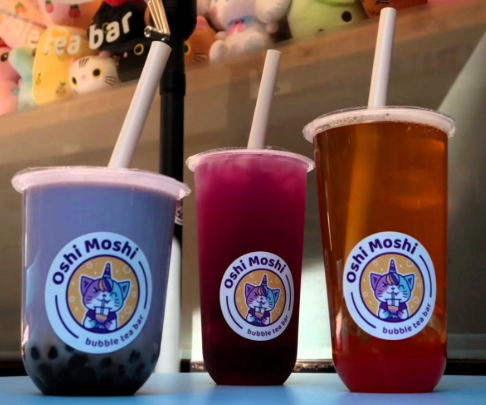 Oshi Moshi, Bubble tea bar (Crédit photo : Instagram @oshimoshifr)