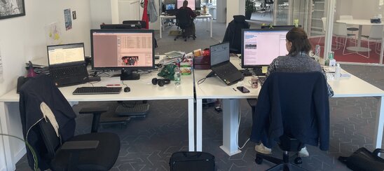 Dans les coulisses de la rédaction d’Ouest-France (Crédit photo : Jean-Luc Loury)