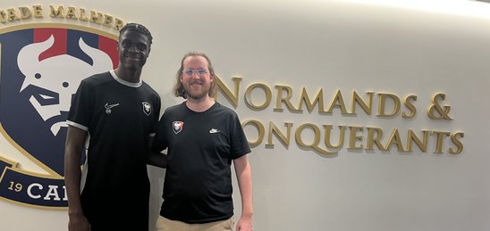 Djawell et José Letaillandier, assistant pédagogique des malherbistes (Crédit photo : V Langlinay)