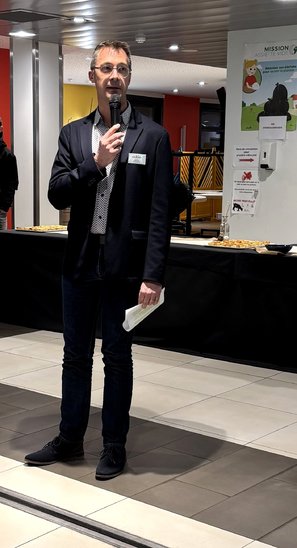 Jérôme Lasne, directeur du lycée. (Crédit photo : A.Septsault)