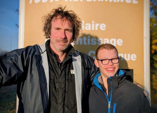 Ludovic et Corentin (Crédit photo : MFR Carquefou)