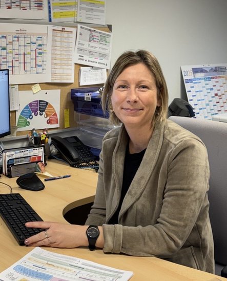 Mme Merlet, nouvelle directrice adjointe depuis septembre 2025; (Crédit photo : Baptiste Robert)
