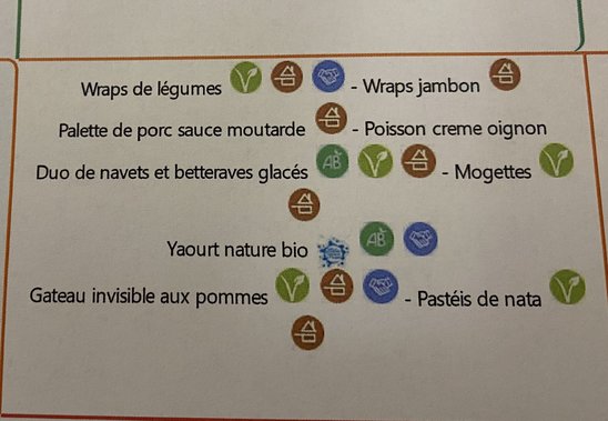 Menu du 27/11/2025 (Crédit photo : E. Carli-Basset)