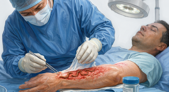 Les arénicoles marins au service de la médecine (Image générée par IA (Crédit photo : ChatGPT)