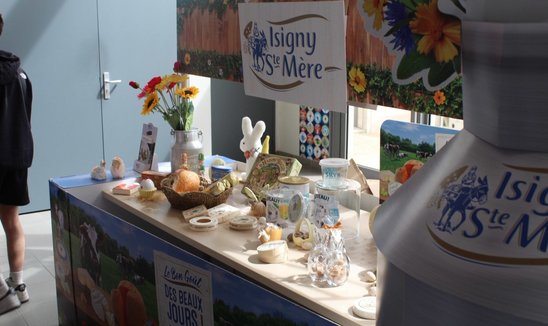 La boutique de la Coopérative d'Isigny (Crédit photo : Lilou Lefrant)