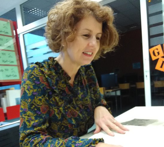 Anne-Geneviève Boursier, professeur en vente et communication. (Crédit photo : Vérane Menard)