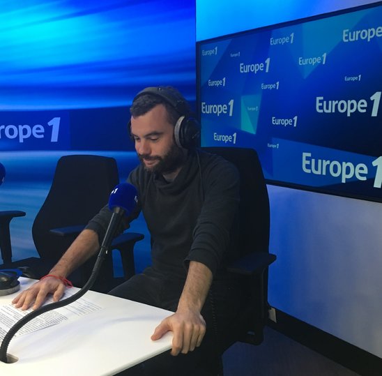 Jean-Jacques Héry dans les studios d'Europe 1. (Crédit photo : Jean-Jacques Héry)