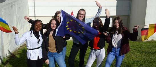 Jeunes du Roc et citoyens européens. (Crédit photo : Trinity Paillusson)