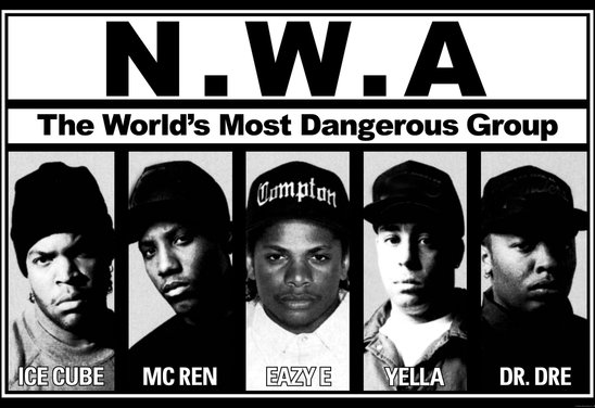 Album ''The World's Most Dangerous Group'' d'N.W.A. (Crédit photo : HipHop corner)