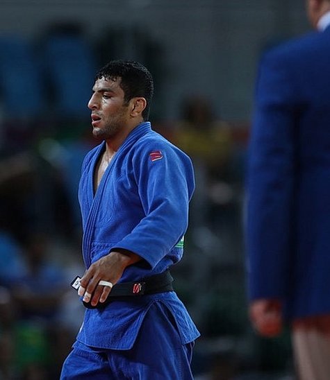 Saeid Mollaei, aux Jeux Olympiques de 2016. (Crédit photo : Mehdi Zare) Saeid Mollaei, aux Jeux Olympiques de 2016. (Crédit photo : Mehdi Zare)