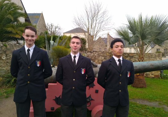 Les cadets : Cyprien, Alexis et Yoann. (Crédit photo : Alexis Gaboriau)